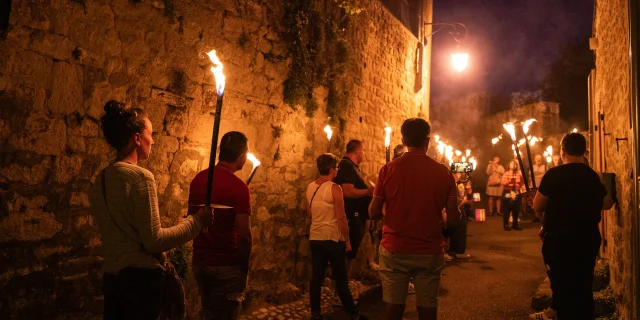 Visite aux flambeaux