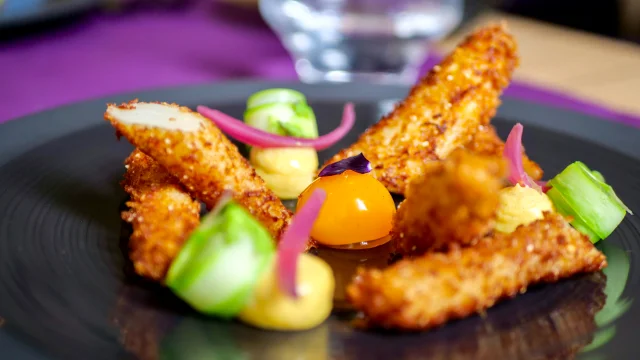 Plat au restaurant La Récréation Aux Arques