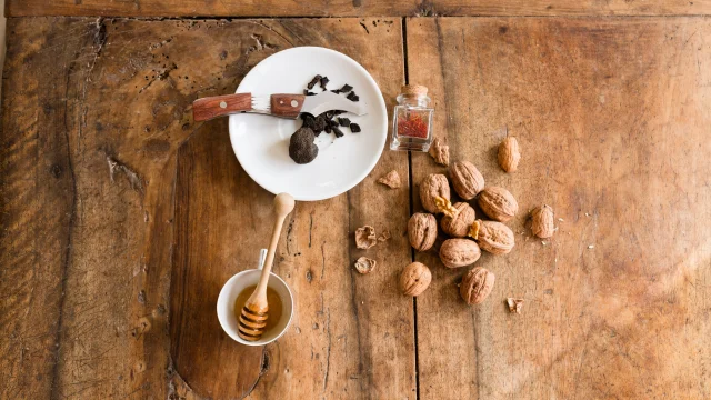 Produits locaux sur une table