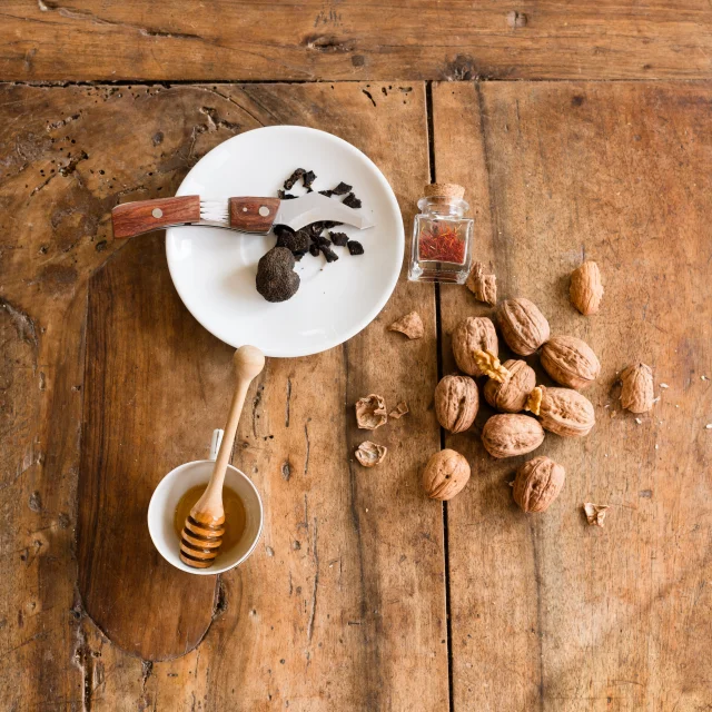 Produits locaux sur une table