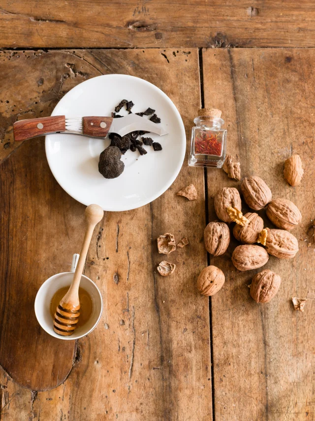 Produits locaux sur une table