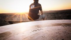 Soleil couchant à Gourdon